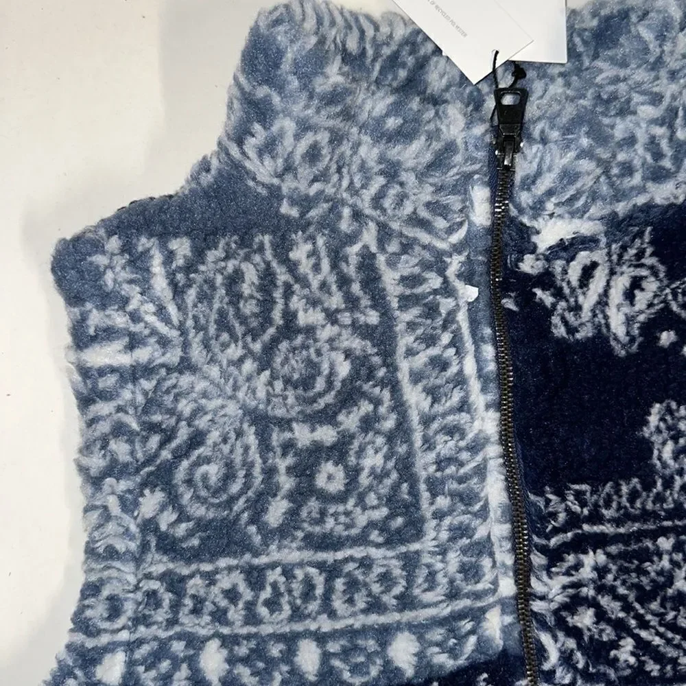 ZARA Kids | Blue | BANDANNA FLEECE VEST